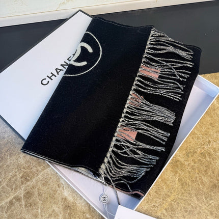 CHANEL 26S SCARF 200 IN CASHMERE 509076