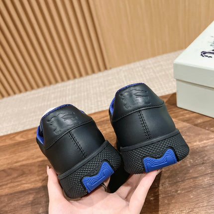 BURBERRY 26S SNEAKERS IN BLACK CALFSKIN