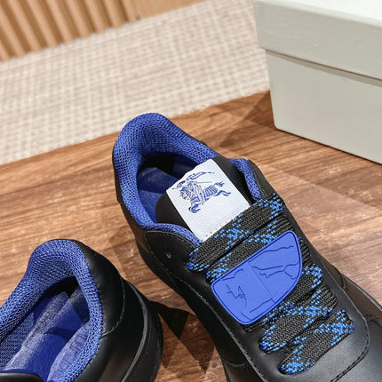 BURBERRY 26S SNEAKERS IN BLACK CALFSKIN