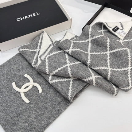 CHANEL 26S SCARF 200 IN WOOL AND CASHMERE 511103
