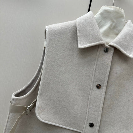 HERMES 26S SLEEVELESS JACKET 855
